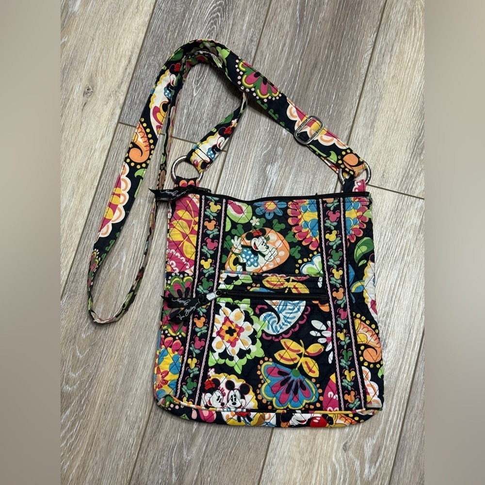 Y2K Disney Original Vera Bradley Multicolor Floral Crossbody Bag